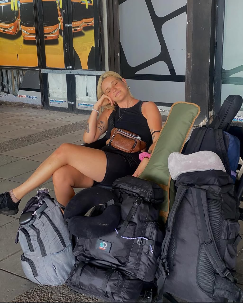 Bela viviendo una experiencia en Brasil