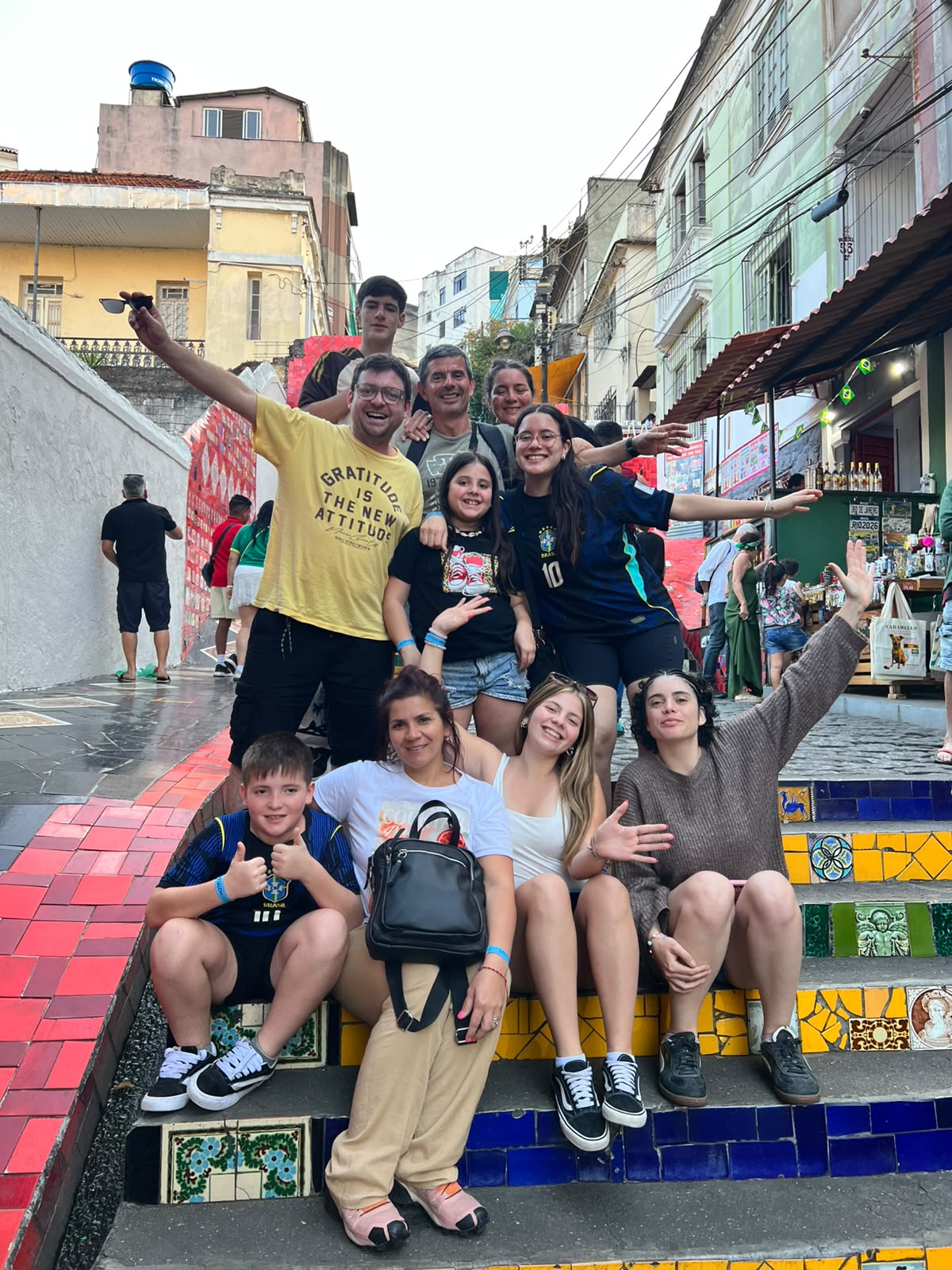 Cliente viviendo una experiencia en Brasil